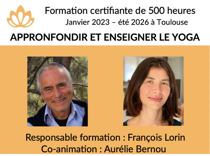 françois Lorin et Aurélie Bernou yoga FVI